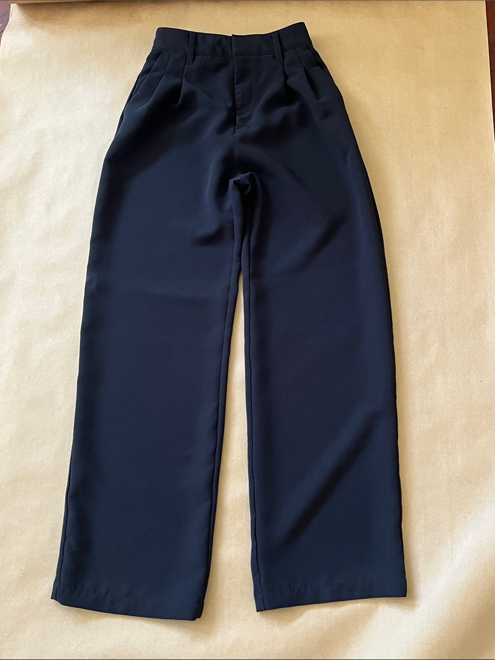 GAP Women's Black Wide-Leg Trousers